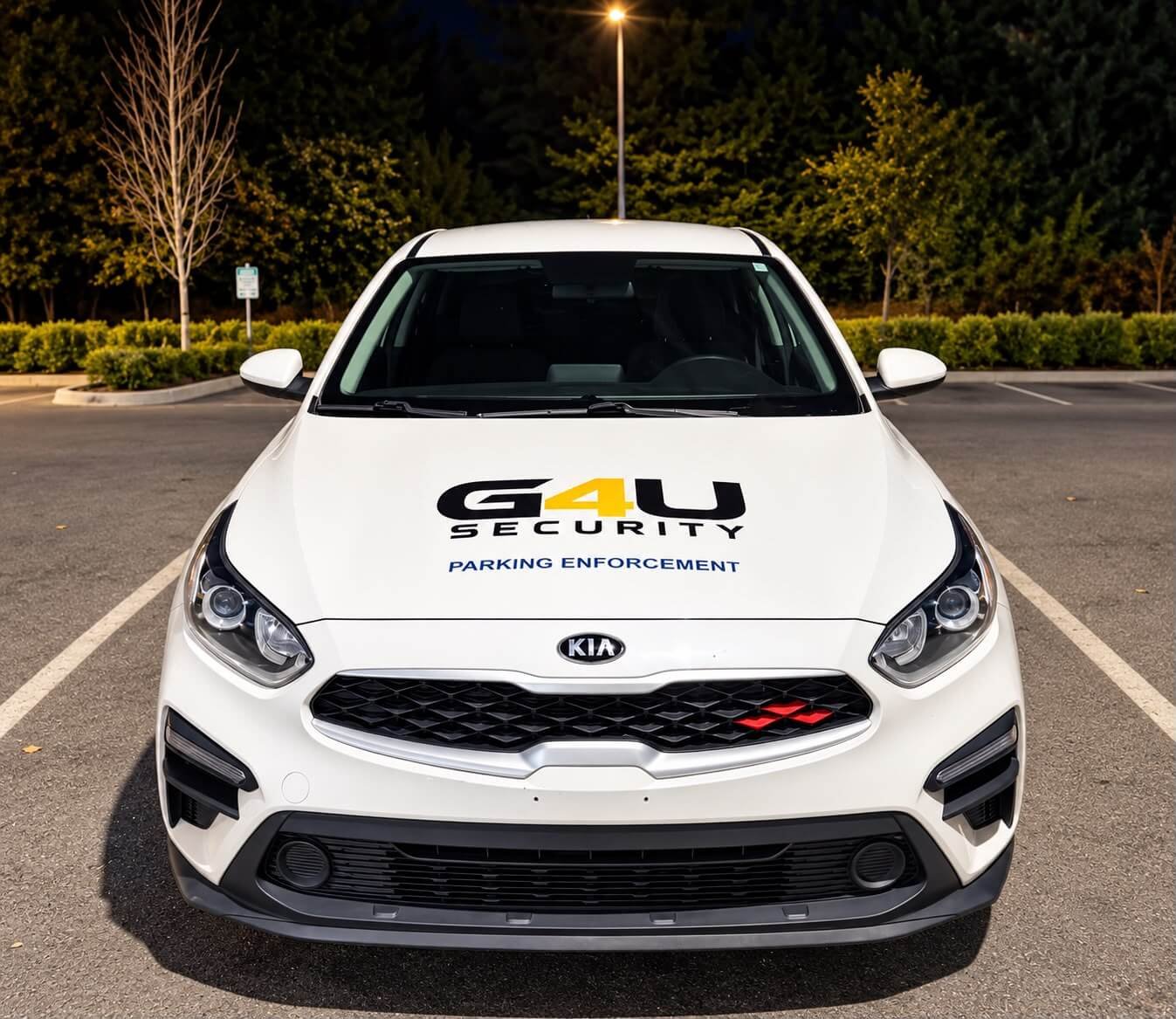 G4U Security branded patrol vehicle